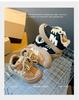 2025 winter new children's shoes boys and girls velvet Korean version of German training shoes children soft-soled non-slip student shoes