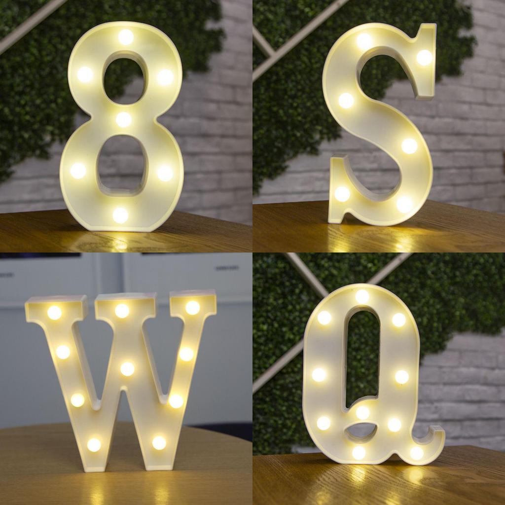 Elegante Segno Alfanumerico LED Grande 'Love' da Appoggio Perfetto per Feste e Decorazione della Stanza