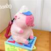 Baseball Backpack Capybara Cute Cartoon Stuffed Doll Backpack Soft Guinea Pig