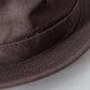 Reck Hatter Cotton Twill Pork Pie Size Twill Suitable for and All Seasons Men's Hat, L, RH-320, Brown, Spring, Summer, Fall,