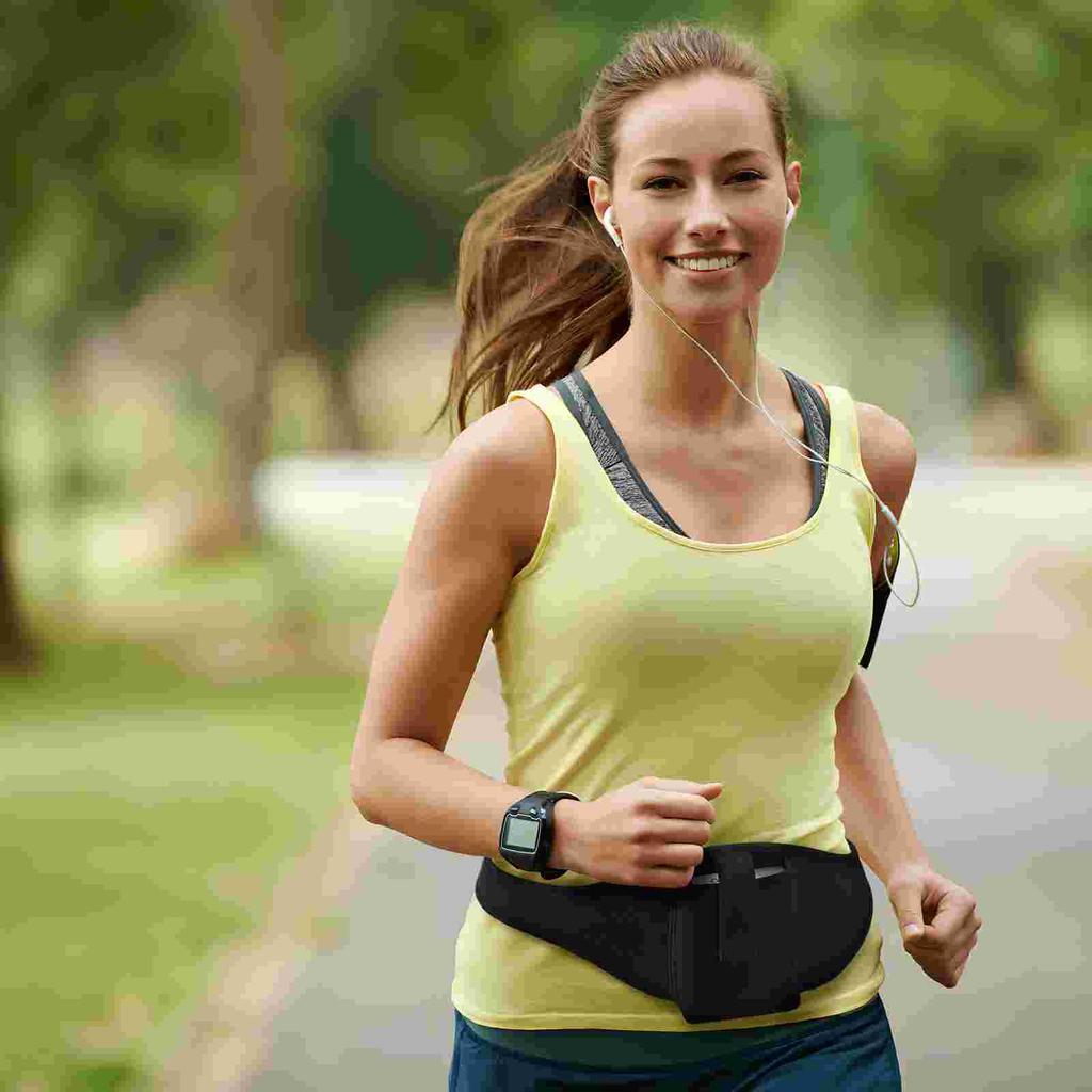 Cintura Fitness Microfono Sintonizzazione Microfono da Vita Borsa per Trasporto Marsupio Per Palestra Tessuto per Subacquea Portatore Allenatore Corsa Contenitore