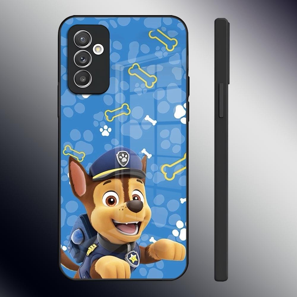 Cartoon Paws P-Patrols Phone Case For Samsung S24 Ultra S23 S22 S20 Fe S21 Plus A54 A34 A24 A53 A13 A16 Glass Cover