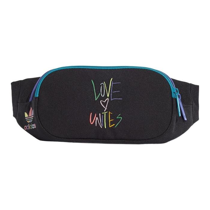 Adidas Originals Polyester Sling Bag, Crossbody Bag, Fanny Pack Regular Unisex Black Black чёрный