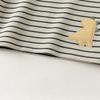 DAVE & BELLA Kids' Striped Long Sleeve Half-Turtleneck Base Layer T-Shirt