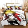 Mode 3D-Druck Summer Wars King Kazma Bettwäsche-Set Cartoon Anime dreiteiliges Set Erwachsene Kind Schlafzimmer Bettbezug-Sets Heimtextilien