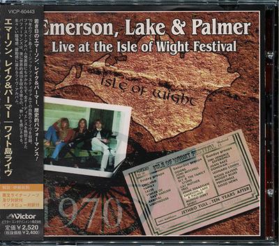 CD EMERSON LAKE  PALMER  Live At The Isle Of Wight Festival VICP60443 Victor 1998 Japan Rock Used