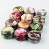 Round Tinplate Storage Box with Lid Spice Herb Powder Cosmetic for Case for Chinese Tradition Grinding Herb Powder X3UC
