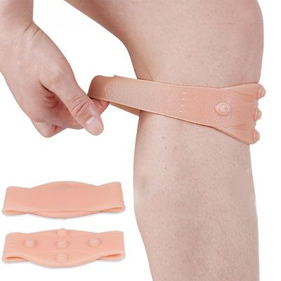 2 Pezzi Fascia Ginocchio Magnetoterapia, Supporto Tutore Sollievo Dolore Ginocchio Escursionismo, Pallacanestro, Corsa, Tennis, Tendinite, Pallavolo e Squat