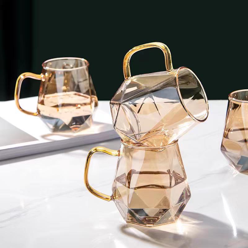 Großes hitzebeständiges Borosilikatglas-Kaltwasser-Karaffen-Set