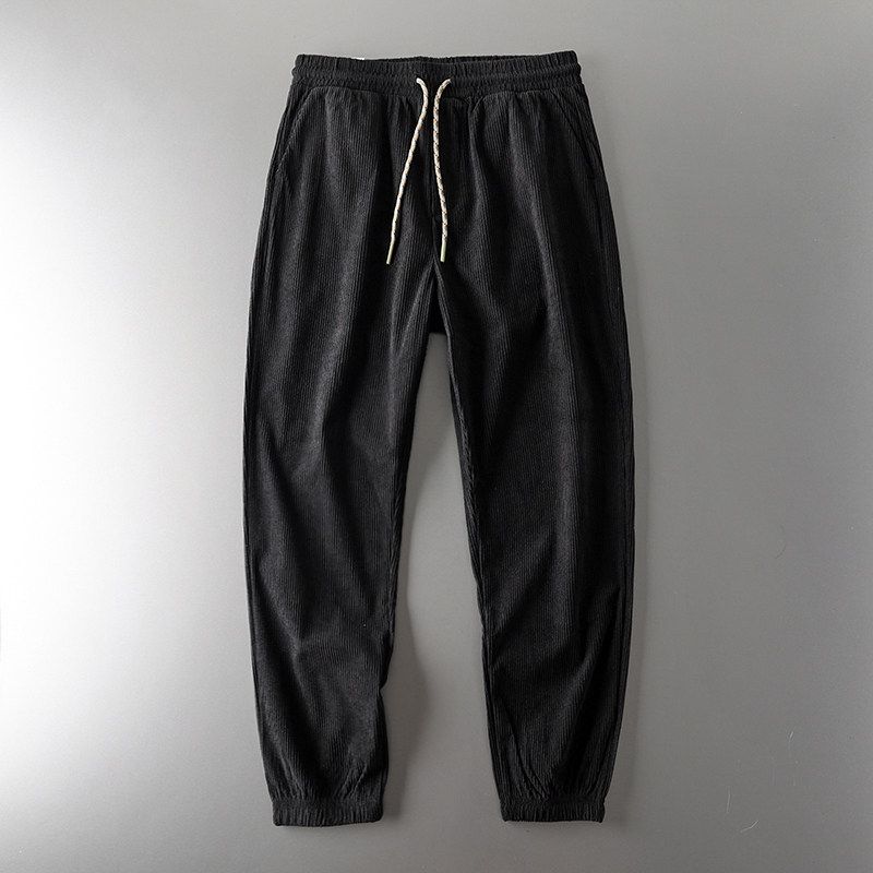 Foreign Trade Tail Order Cut Label Corduroy Autumn and Winter Export Men's Pants
