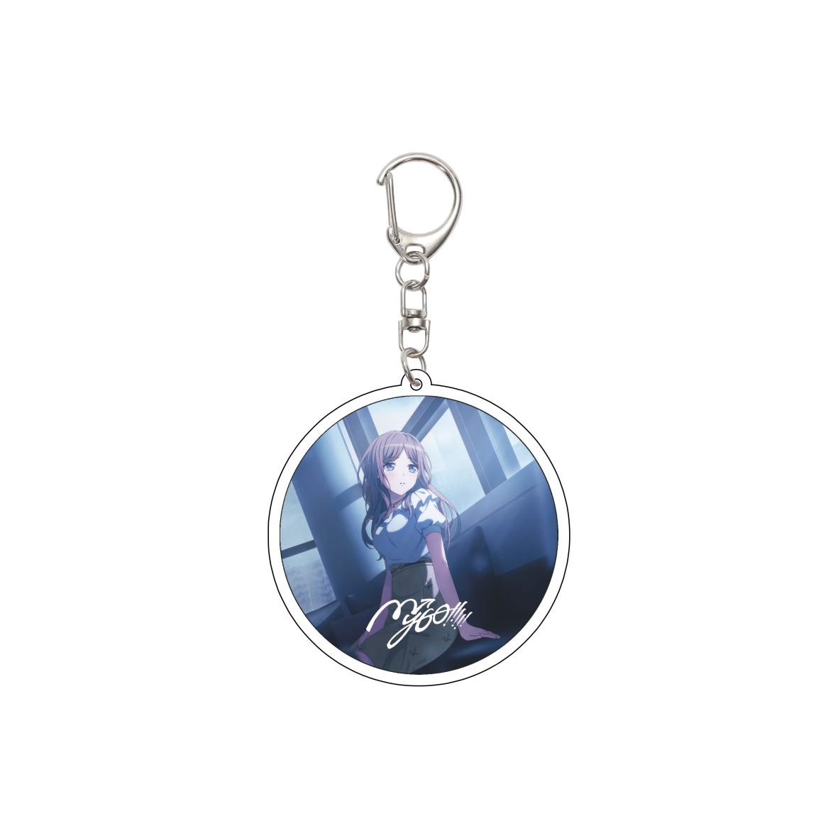 

55MM Anime BanG Dream It s MyGO Keychain Takamatsu Tomori/Anon Chihaya/Rāna Kaname Key Chain Acrylic Model Plate Christmas Gifts 55MM