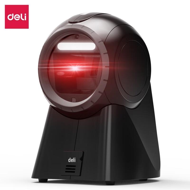 Deli 14965 Desktop 1D/2D Barcode Scanner