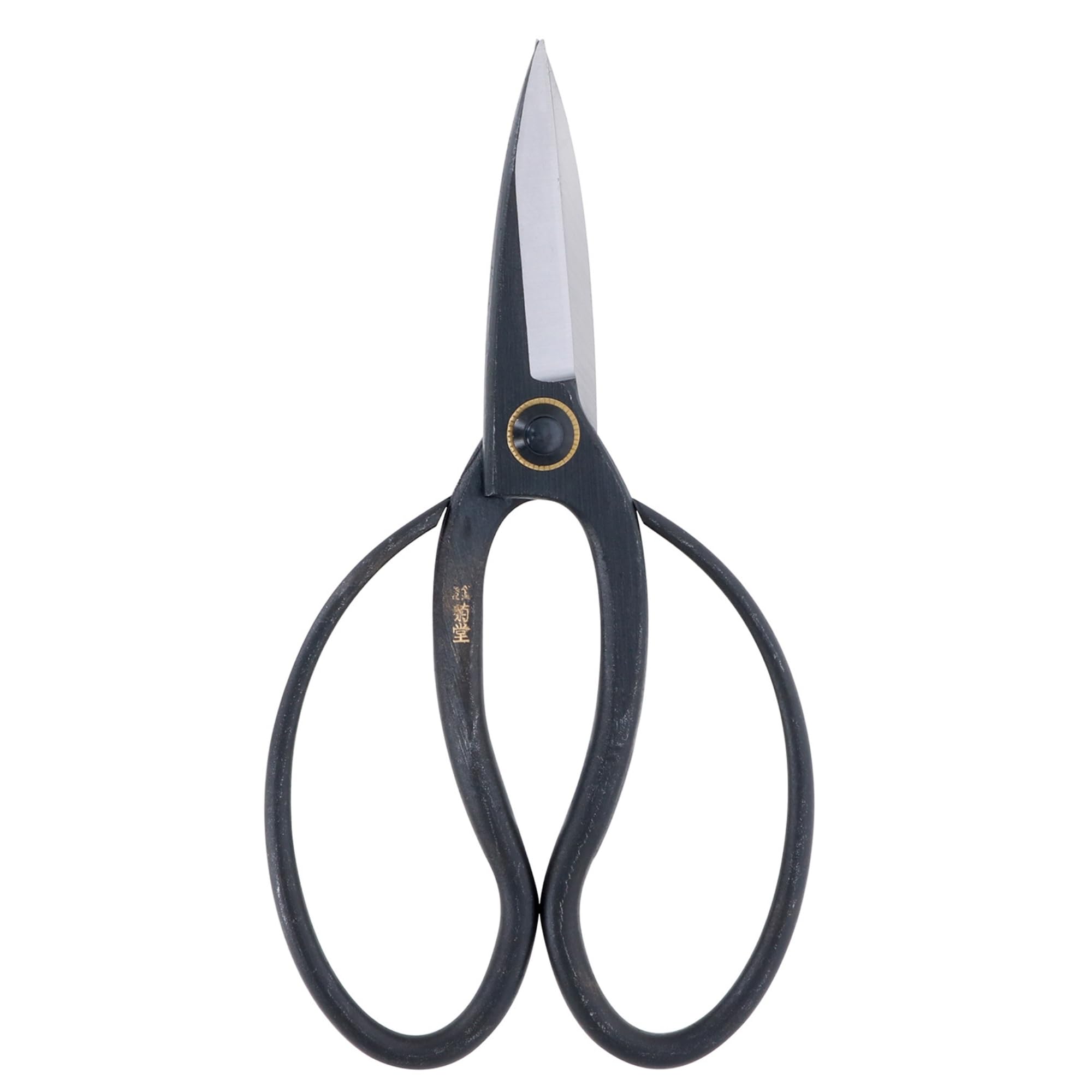 

Ножницы Takagi Kikudo Okubo с длинным лезвием из стали 200 мм для горшечных растений Длинное лезвие для широкого спектра применений, включая резку, изготовлены из Hitachi Yasugi чёрный