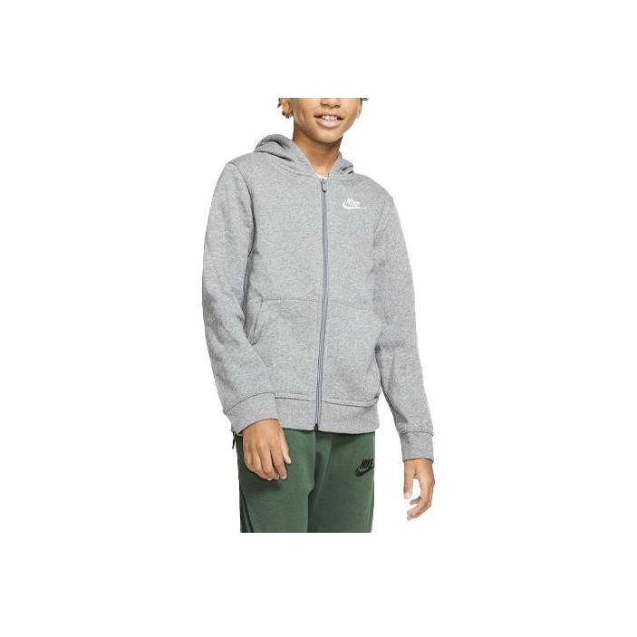 Nike Sport Casual Hooded Jacket Kids Outerwear Grey BV3699-091