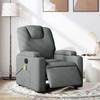 VidaXL Electric Massage Recliner Dark Grey Fabric 3204357