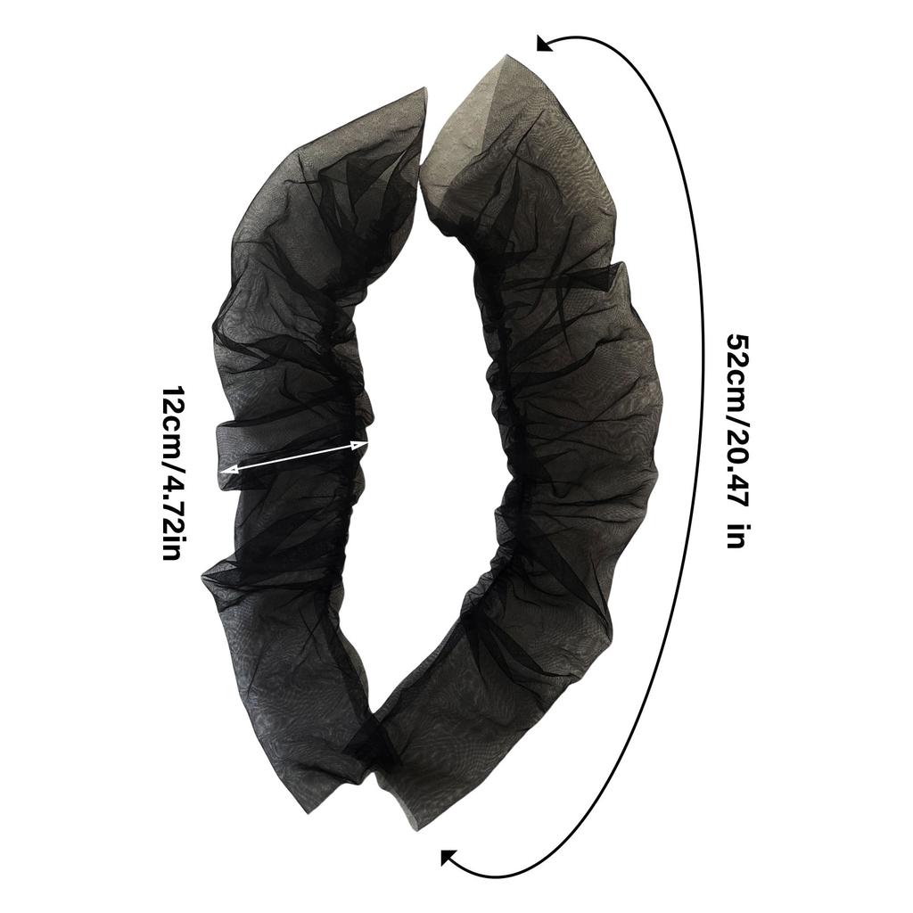 Rüschenhandschuh, eleganter Armstulpen, schlichter Langarm, dekorativer Tüll für Hochzeiten, transparente Handschuhe