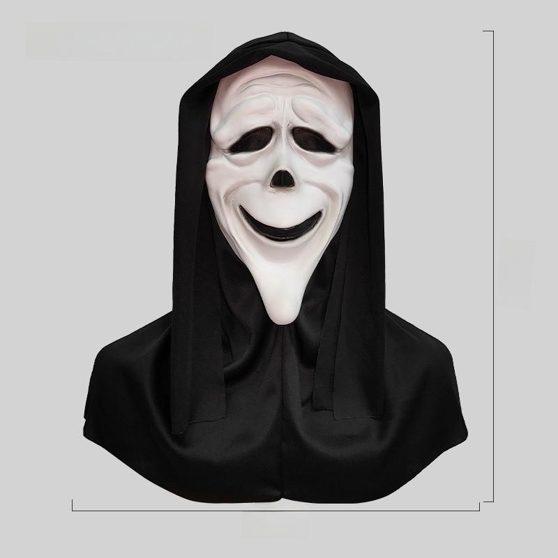 Creepy Scream Face Mask Collection Halloween Costume Latex Scary Props For Parties