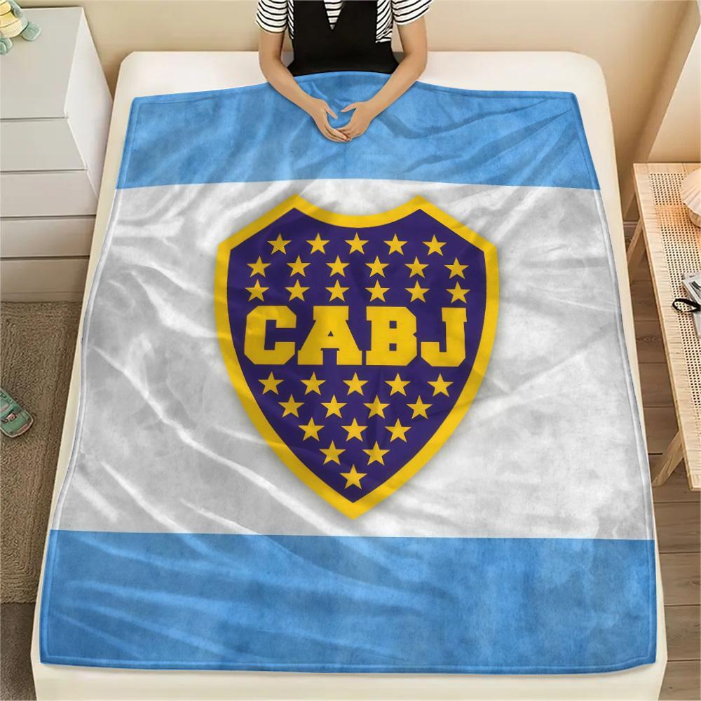Club Atlético Boca Juniors Flannel Blanket, High quality Comfortable for All Seasons, Home Decor, Warmth and Comfort