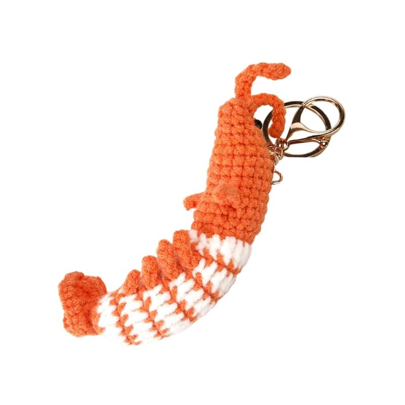 Handcrafted Crochet Sea Creature Keychain Featuring Multiple Marine Animals User Friendly Decoration Perfect Gift