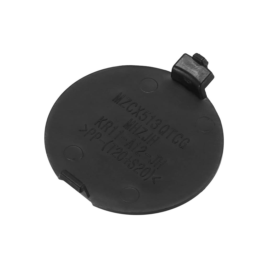 X AUTOHAUX Tow Eye Cover Cap Tow Hook Front Bumper Black Fits KD4550A12BB Mazda,