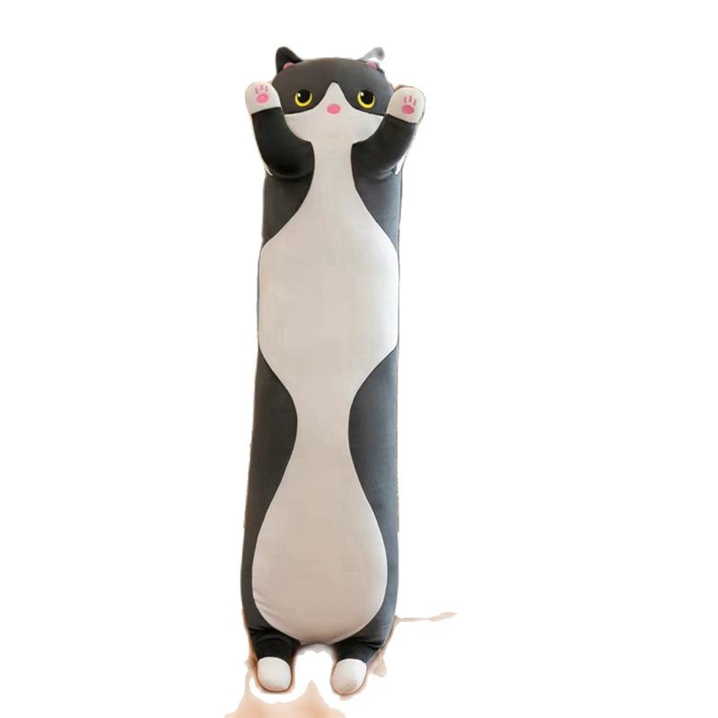 Giant Size Long Soft Pillow Cushion Cat Plush Toys Stuffed Popular Birthday Gifts Girls