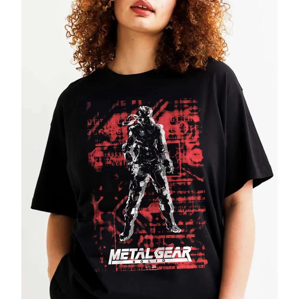 2026 Metal Gear Solid Game T-shirt Summer Clothing Leisure Metal Gear Solid Rising Tees Unisex Metal Gear Solid T-Shirt Retro Shirt