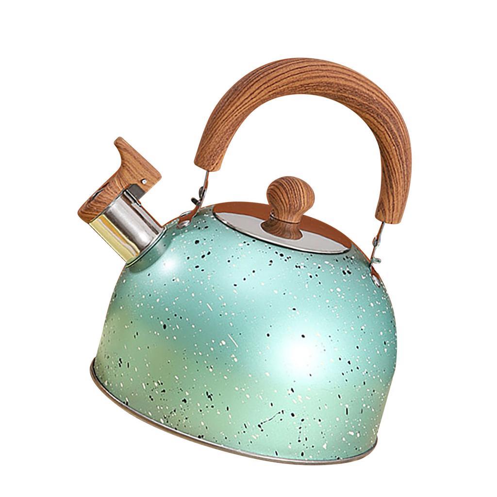 Water Kettle Stainless Steel Whistle Water Kettle Large Capacity Flat Bottomed for Gas Induction Cooker Boil Water