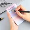 Macaron Color Adhesive Notes Gradient Checklist Sticky Notepad, Self-stick To-do List Pads, Removable Paper Tearable Planner Memo Pad for Shopping