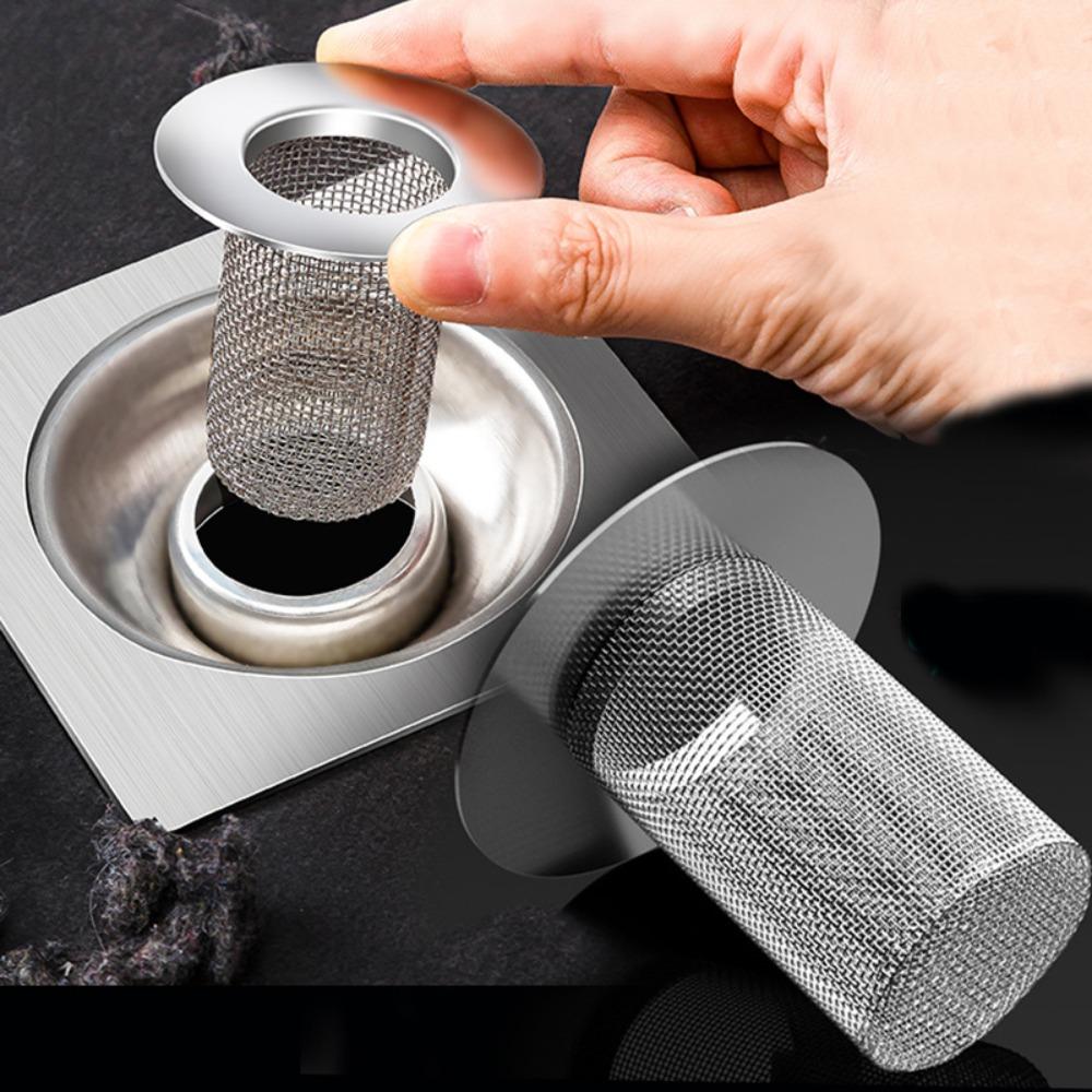 

1Pcs Anti-clogging Mesh Anti-Pest Kitchen Bathroom Hair Catcher Hair Trap Floor Drain Sink Strainer 5.5x3.5x4cm