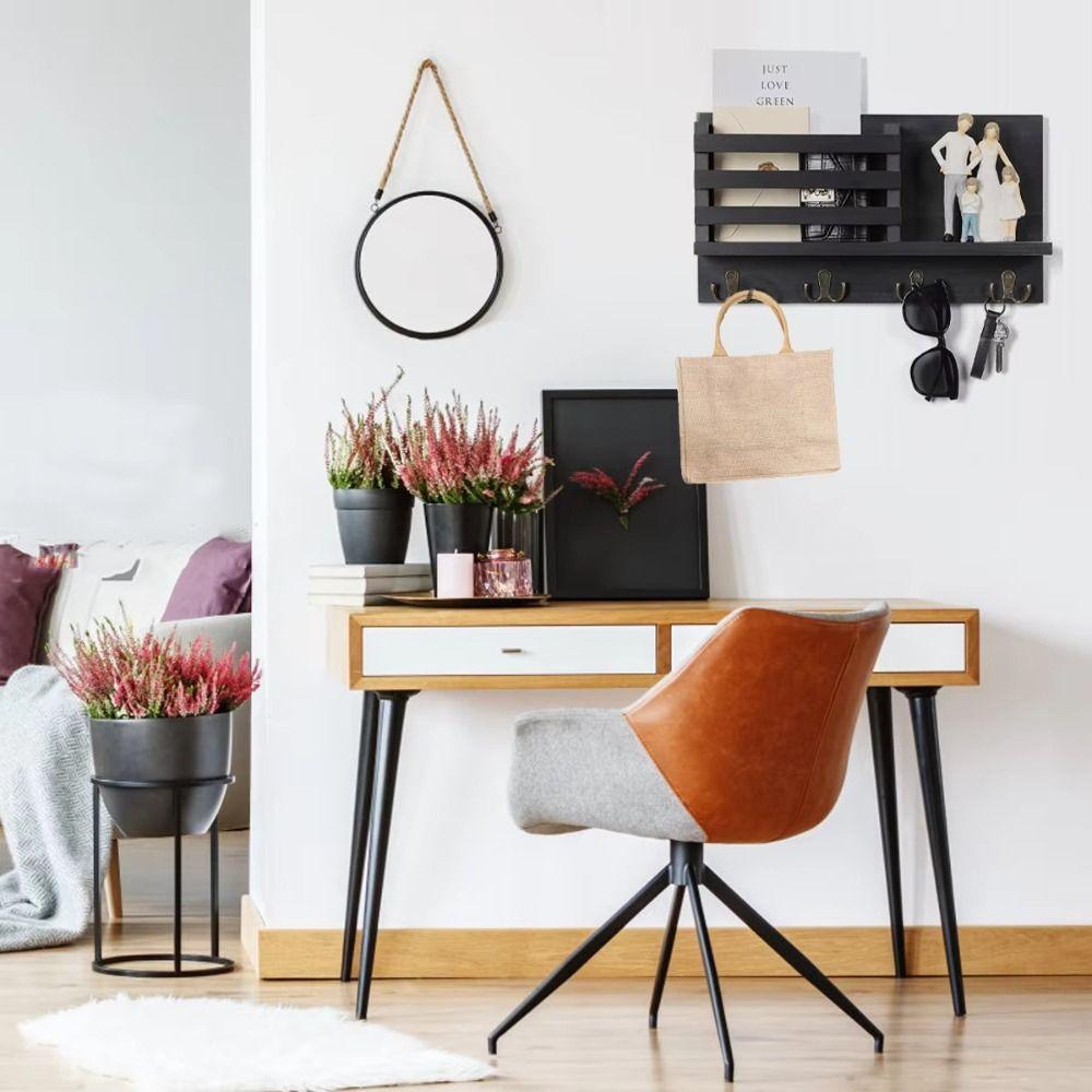 Утолщенный Органайзер для почты Прозрачная текстура Органайзер для прихожей Домашний декор Домашний держатель для хранения Прихожая Style-B