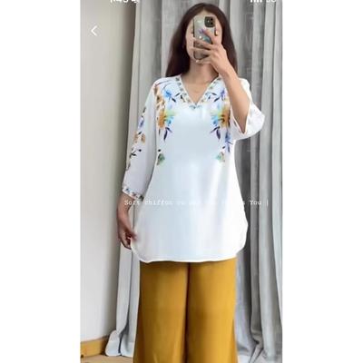 Beautiful Mal Cotton Top Kurta Palazzo Set Women Summer Wear Kurti Cord Set
