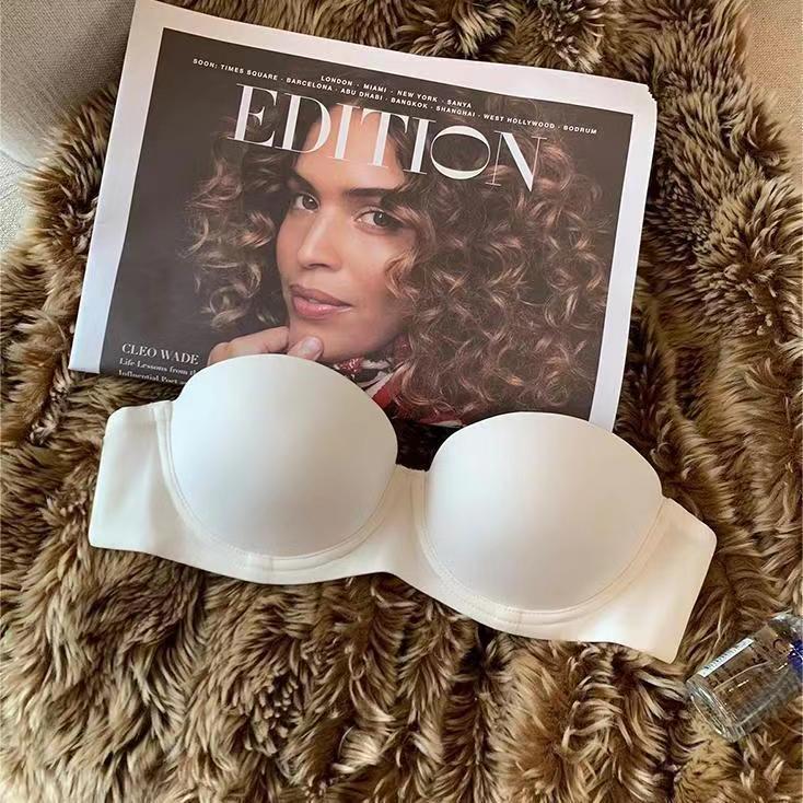 Biustonosze bezszwowe dla kobiet miękka bielizna biustonosz Push Up 1/2 szklanki Bralette komfort niewidoczny biustonosz bez fiszbin prosta seksowna bielizna