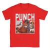 Unisexs TShirt Punch Monkey Cute Awesome Cotton Tees Short Sleeve T Shirts Crewneck Clothes New Arrival