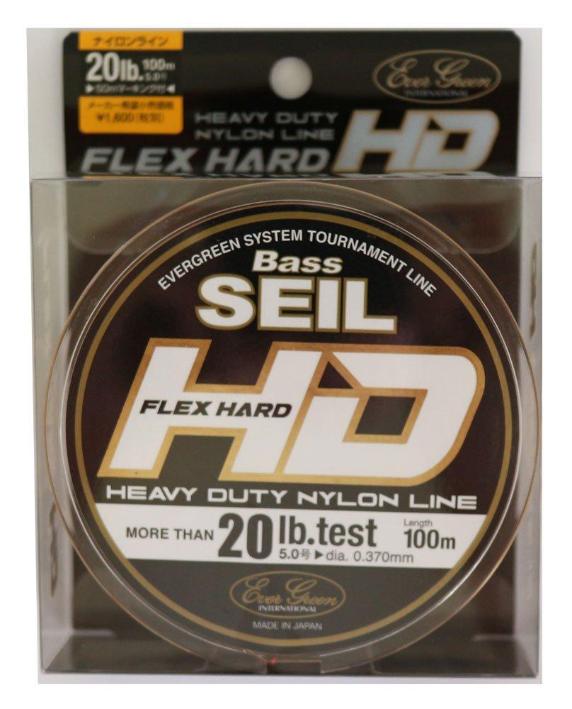 

EVERGREEN Нейлоновая леска для ловли басса, Flex Hard HD, 100 м, 20 фунтов, Камуфляжный пастельно-коричневый