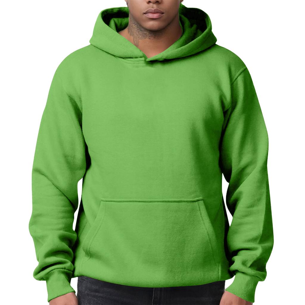 Men's Fleece Hoodie Casual Long Sleeve Sweatshirt