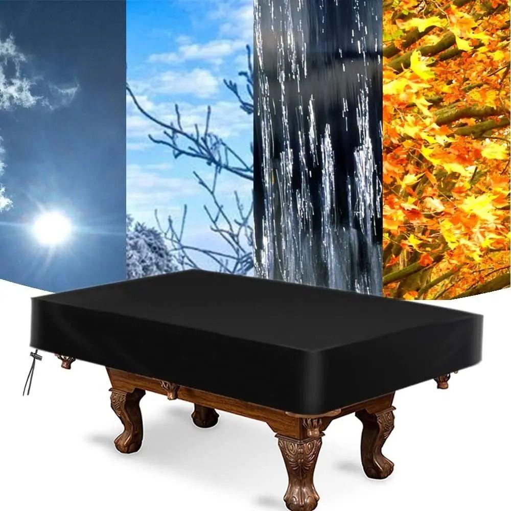 210D Pool Table Cover Oxford Cloth Snooker Billiard Table Protective Cover  Indoor