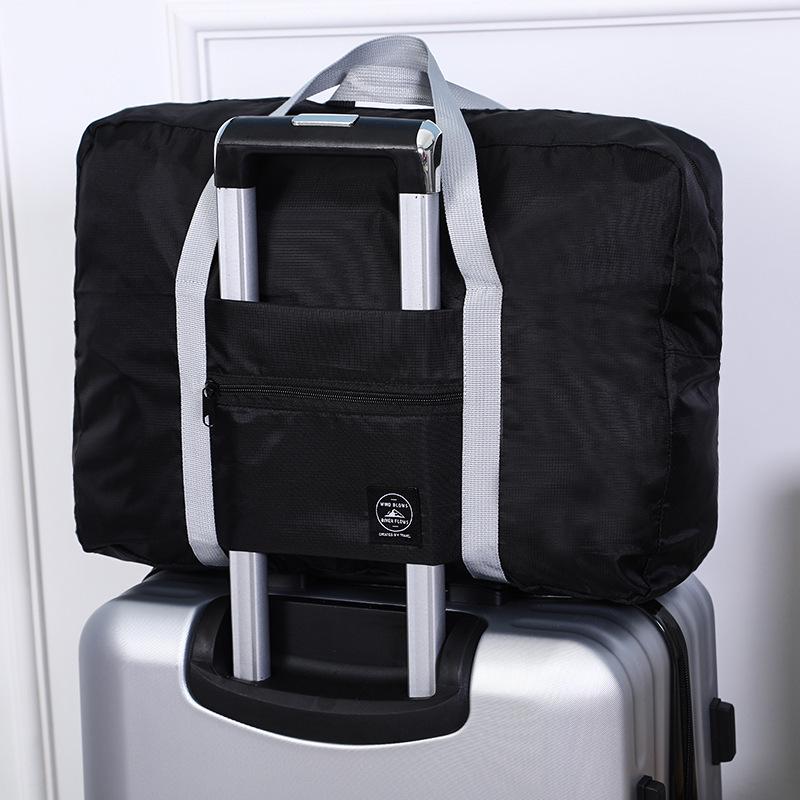 Large Capacity Cross-Border Travel Bag - Second Generation, Lightweight Waterproof Polyester, Compatible with Trolley Case