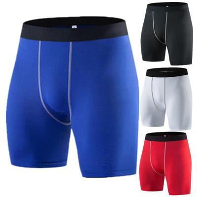 Men Leggings Base Layer Skinny Compression Sports Shorts Gym Fitness Training Running Bottom Pants Tights Basketball Undershorts