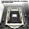 Hochleistungs-CPU-Kühler Backplate Mit Heatpipe-Technologie Für AM4-Prozessoren Leiser Lüfter Und Einfache Installation