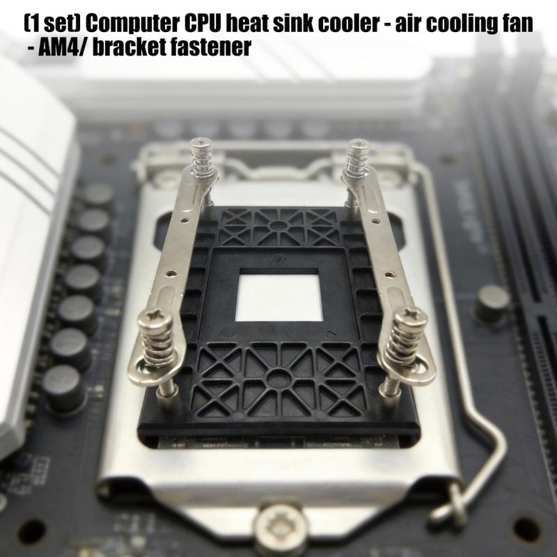 Hochleistungs-CPU-Kühler Backplate Mit Heatpipe-Technologie Für AM4-Prozessoren Leiser Lüfter Und Einfache Installation