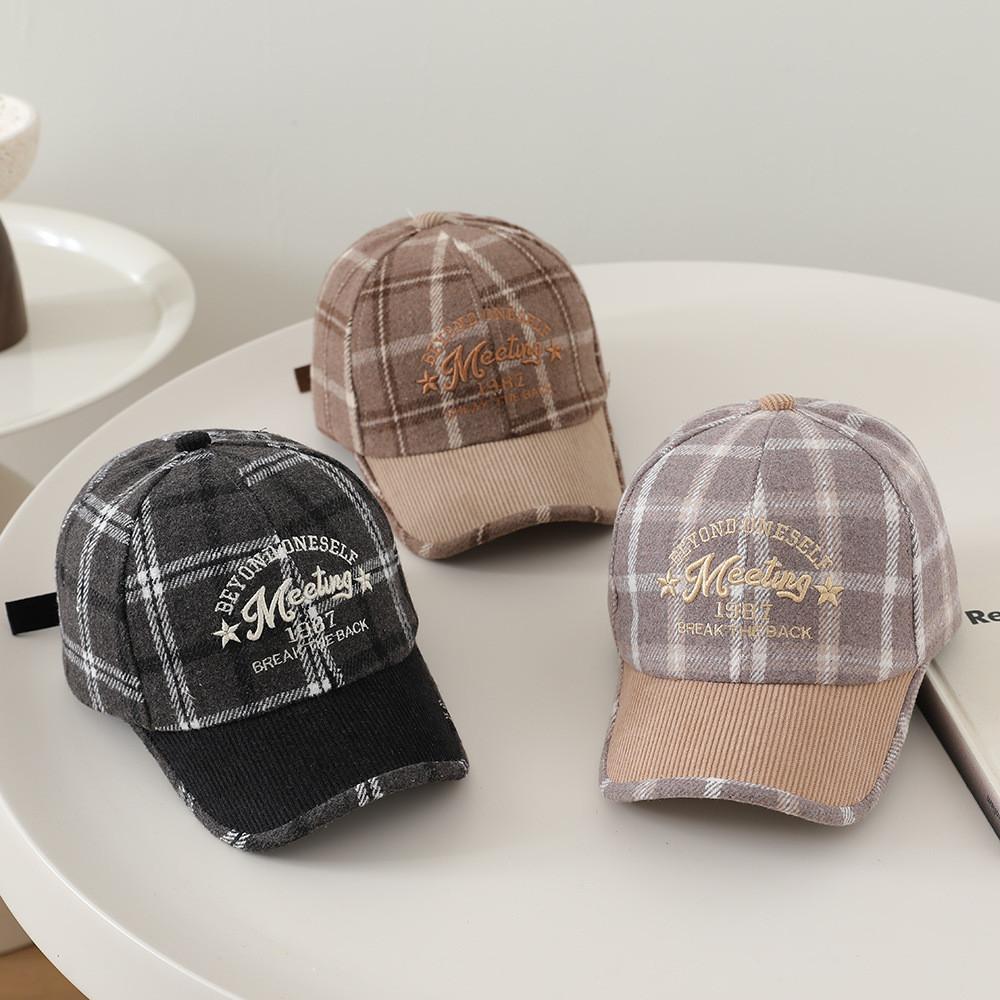Kids Baseball Cap With Embroidered Letters For Sun Protection And Breathability