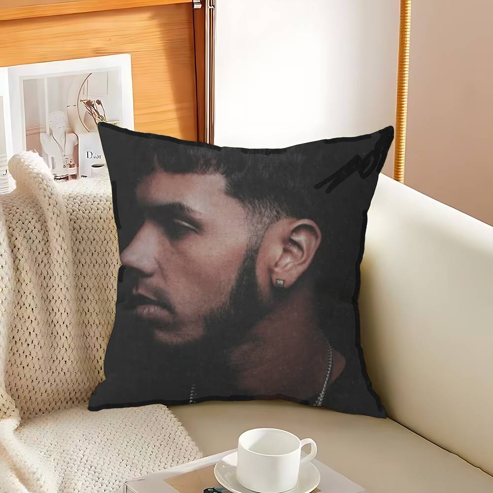 Rapper AAnuel AA Pillow Covers Cartoon Sofa Decorative Home Doublesided Printing Short Plush Cute Cushion Cover