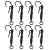 12PCS with Barbed Carp Fishing Hook with Swivels Fishing Hook Kit Ronnie Fishing Hook  Carp Fishing