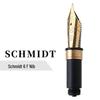 German SCHMIDT Bock Gold-Plated Silver Nib Fountain Pen Set FH241/FH452