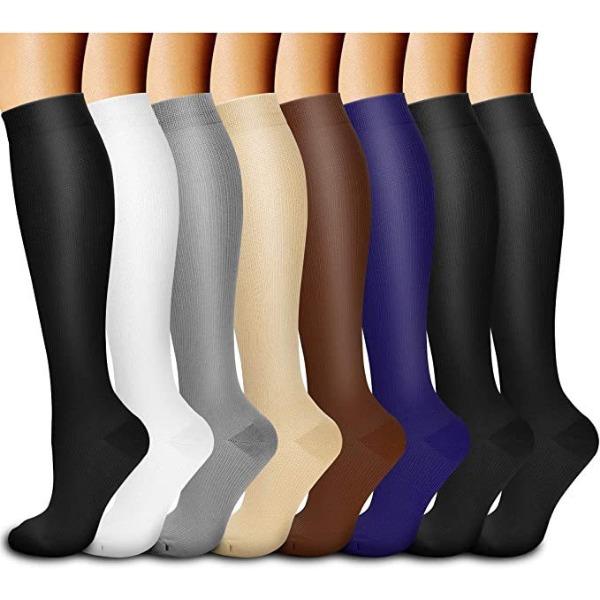 Drucksocken Damen Herbst Bein Kompressionssocken Strümpfe Europäische und Amerikanische Wadenstrümpfe Yoga-Socken