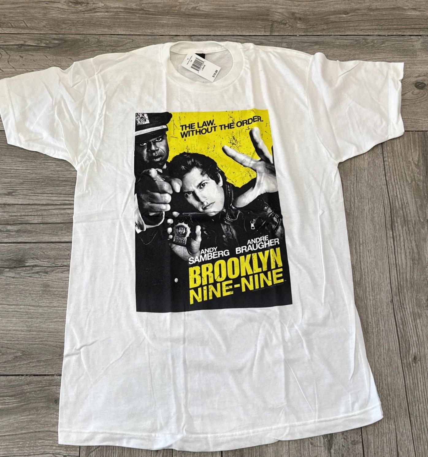 

Brooklyn Nine-Nine The Law Without Order Tee 100% Cotton T-shirt Mens Tees Top Size Large New with Tags L