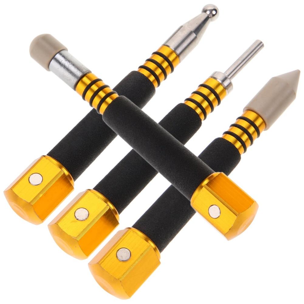 4PCS Tap Down Tool Pen Shape Remover, Removable Tool Set Car Paintless Dent Removal For Automotive Painless