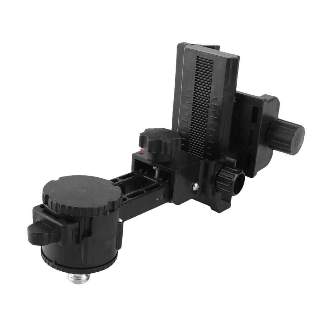 Fine Tuning Bracket Level Adapter 360 Degree Adjustable Support L Shape Pivoting Base with Clip Wall Ceiling Mounted