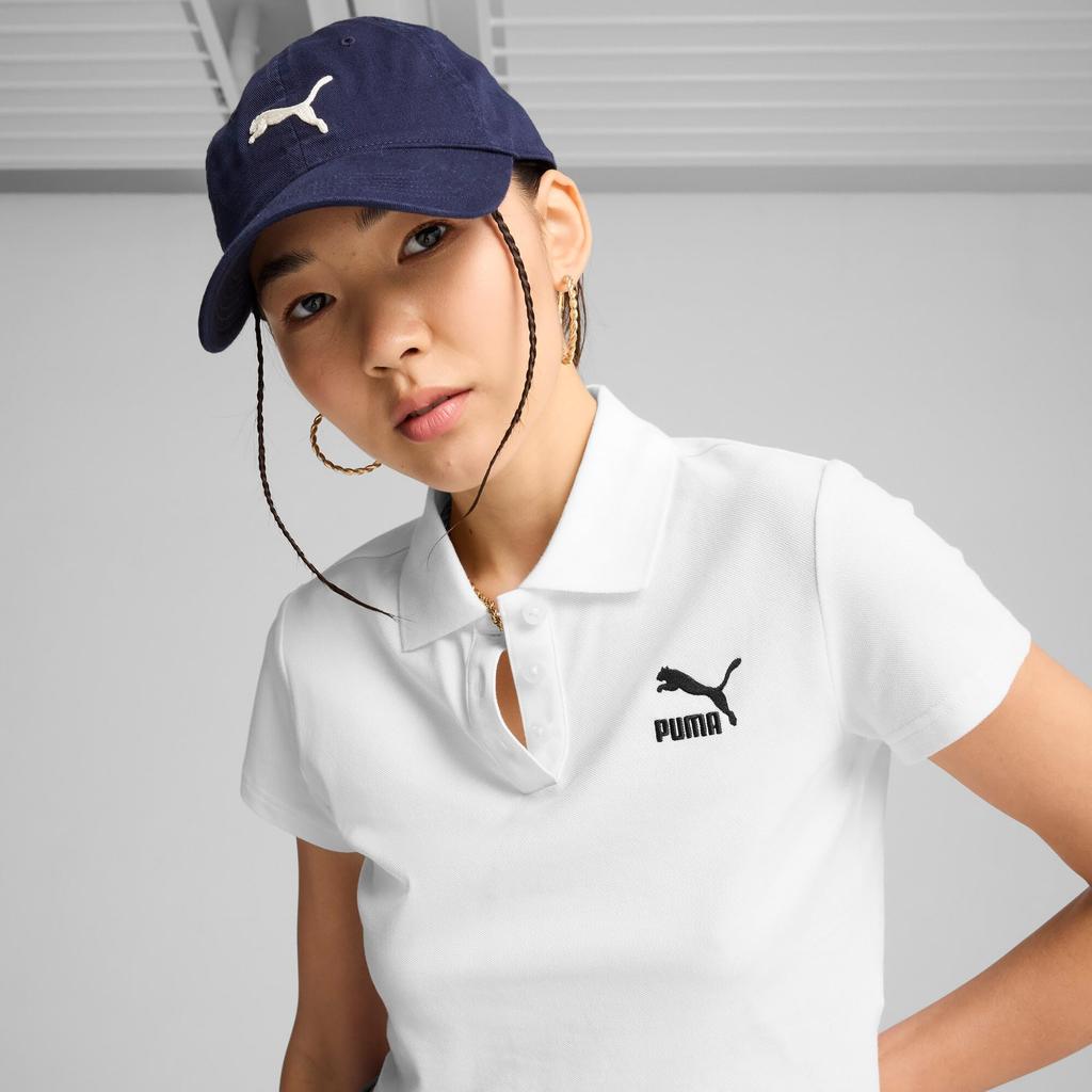 PUMA Classics Elevated Dad Sun Navy Cap, Protection, 025506, Fall/Winter 2024, (02)