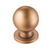 Cabinet Knobs, 12 Pack, 25 Mm Zinc Alloy Drawer Pulls Door Handles, Round Kitchen Dresser Solid Knobs Cupboard Hardware with Screws for Bathroom
